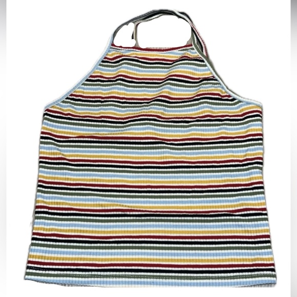 Tops - Rainbow high neck tank top